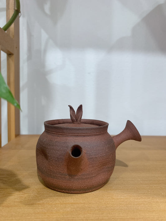纯手工潮州手拉侧把壶 Pure handmade Chaozhou side handle teapot 茶壶