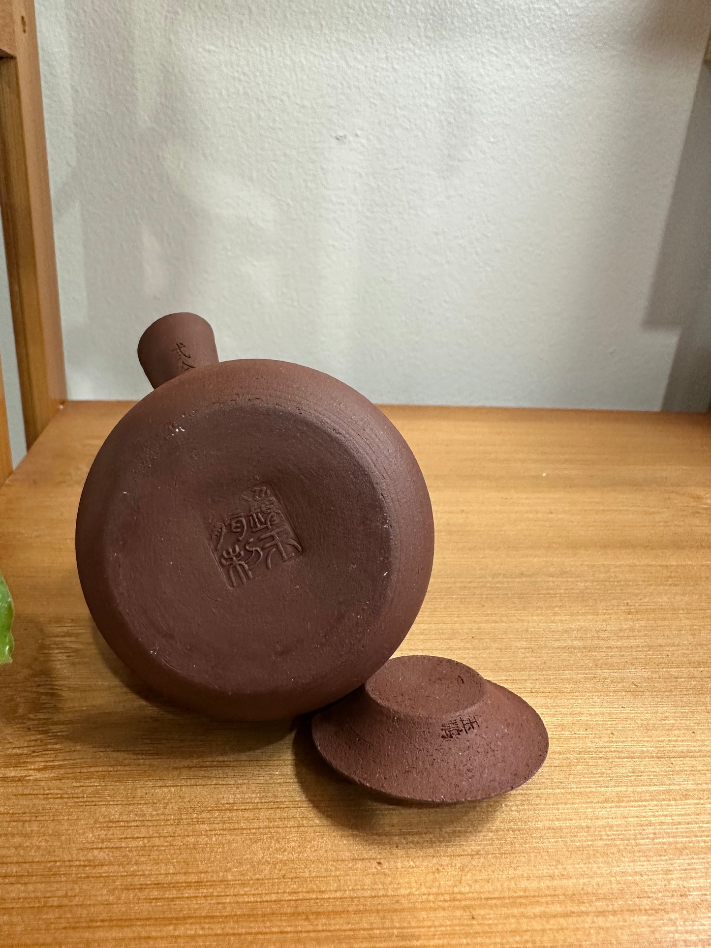 纯手工潮州手拉侧把壶 钟玉鹏作品 Pure handmade Chaozhou side handle teapot 茶壶