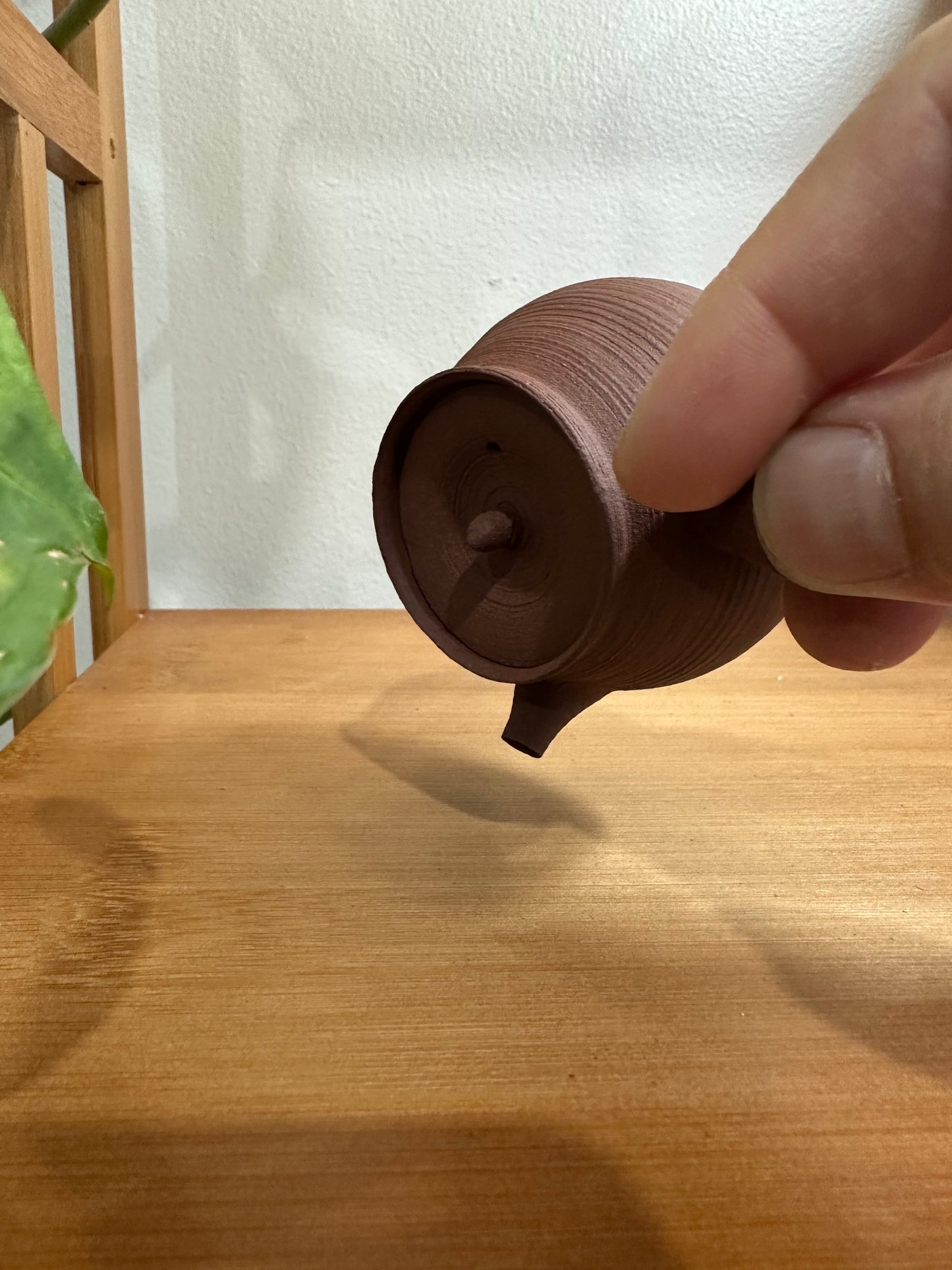 纯手工潮州手拉侧把壶 钟玉鹏作品 Pure handmade Chaozhou side handle teapot 茶壶
