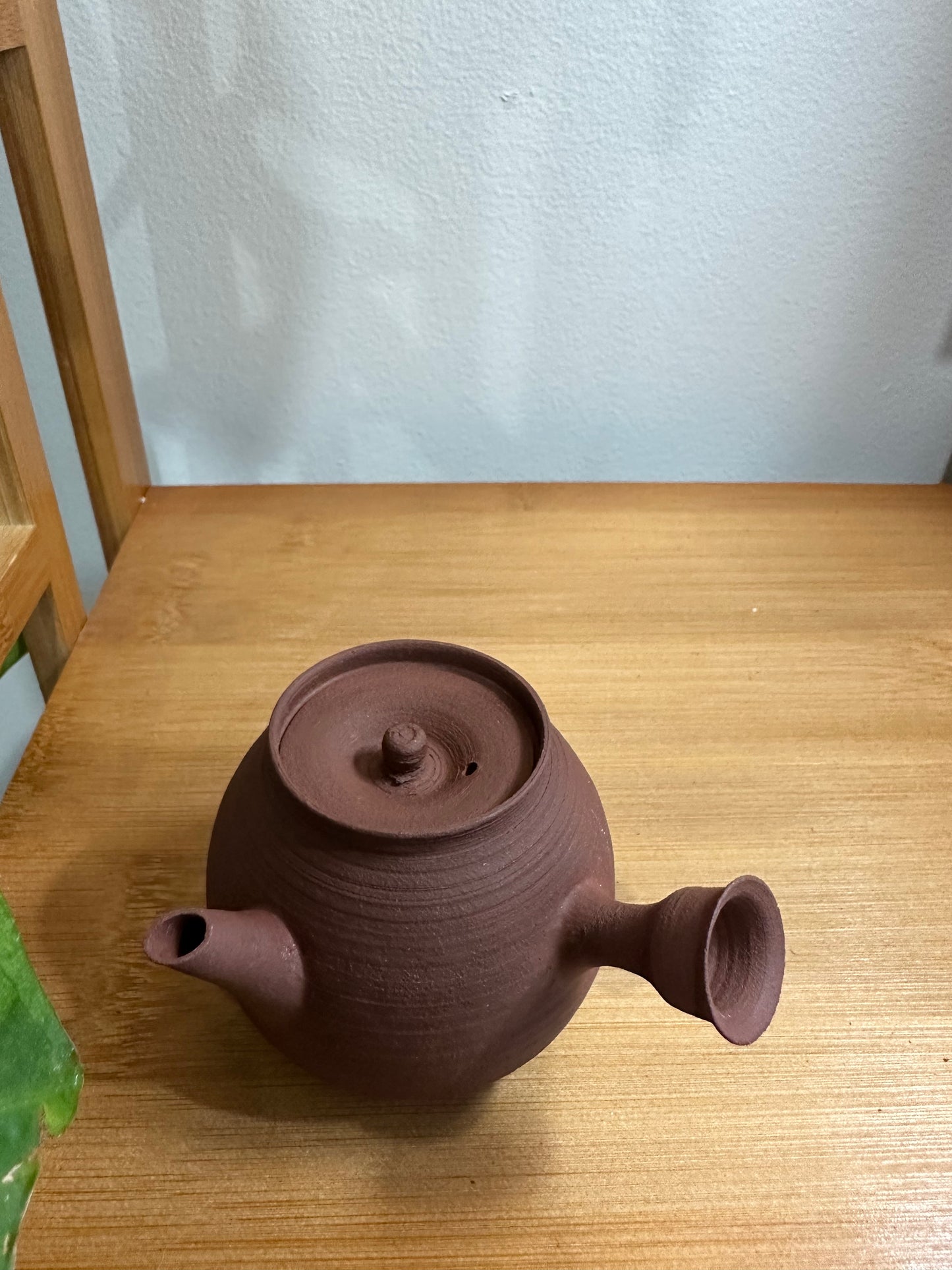 纯手工潮州手拉侧把壶 钟玉鹏作品 Pure handmade Chaozhou side handle teapot 茶壶