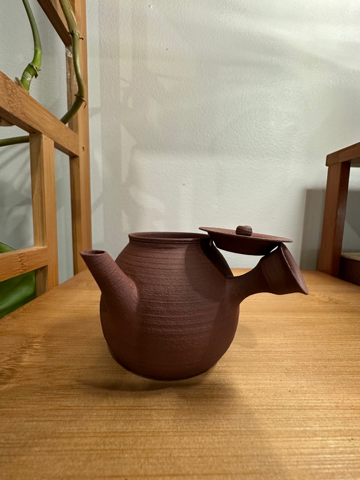纯手工潮州手拉侧把壶 钟玉鹏作品 Pure handmade Chaozhou side handle teapot 茶壶