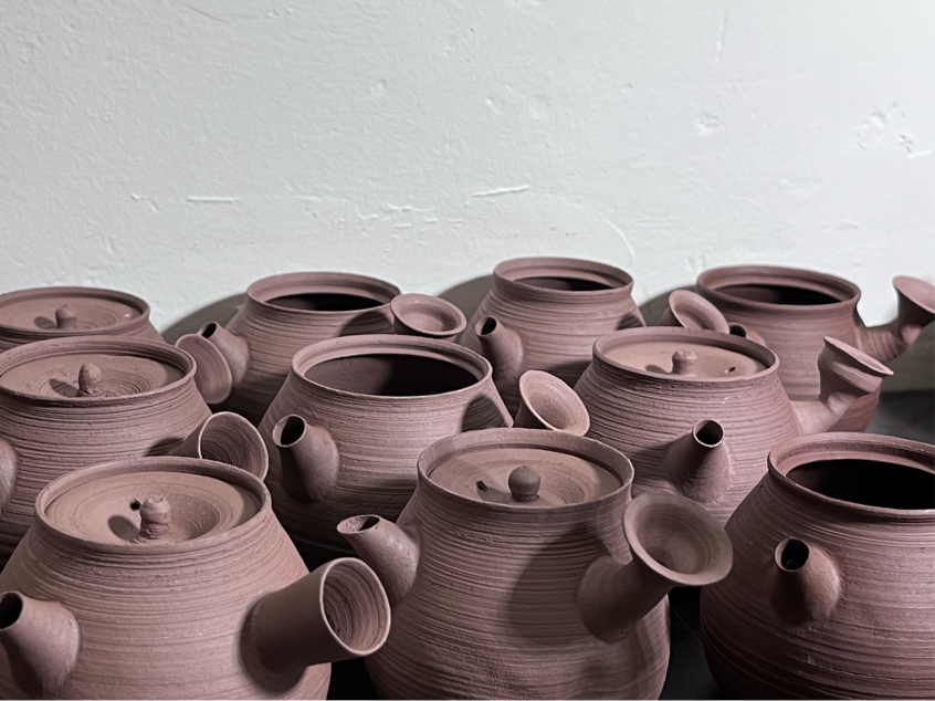 纯手工潮州手拉侧把壶 钟玉鹏作品 Pure handmade Chaozhou side handle teapot 茶壶