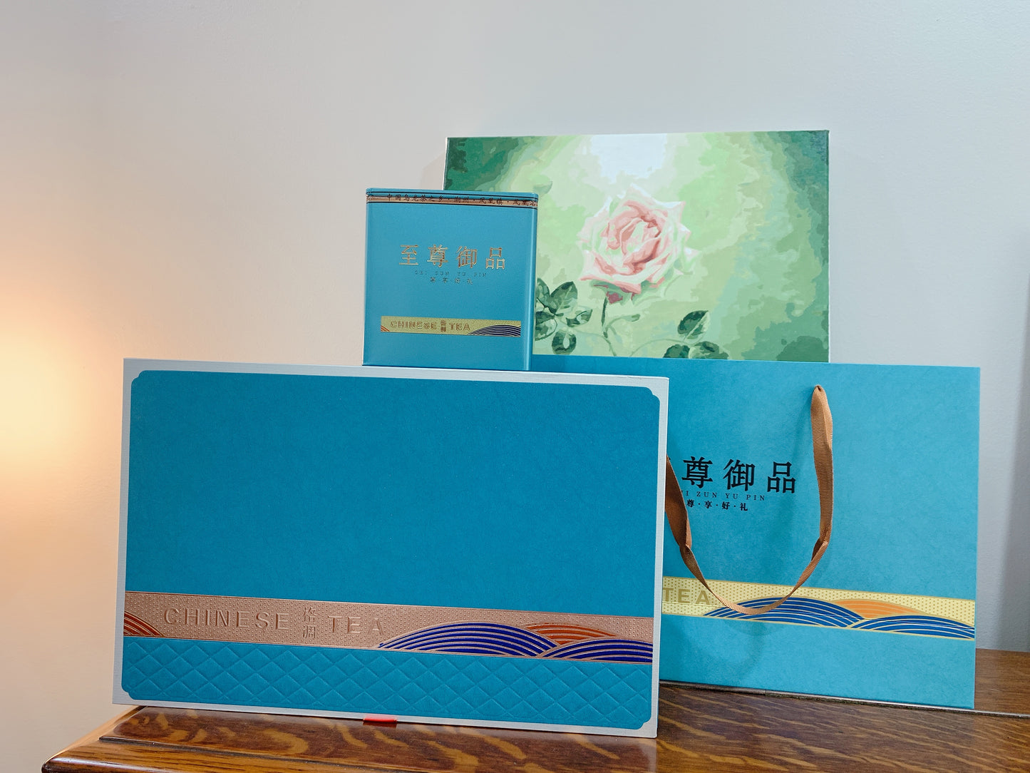 “极稀珍品”高端礼盒【金玉满堂】（金丝玉兰香）Luxury Gift Box Tea 【GOLD SILK MAGNOLIA】200g